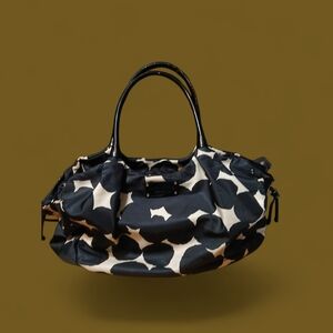 Kate Spade Black and Cream Baby Bag